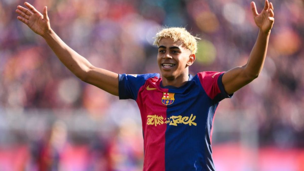 Barcelona Wonderkid Lamine Yamal Fitness Race
