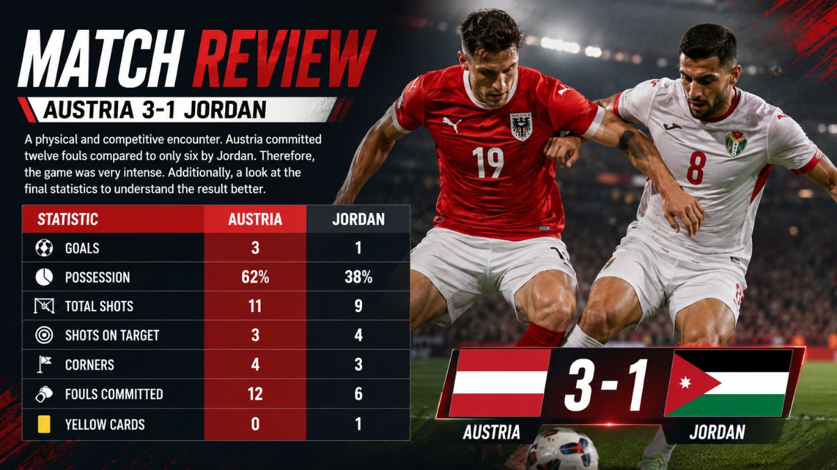 Austria vs Jordan
